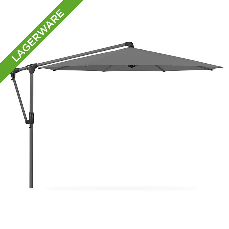 SUNWING® CASA Freiarmschirm Ø 330 cm, Stone Grey / Gestell anthrazit