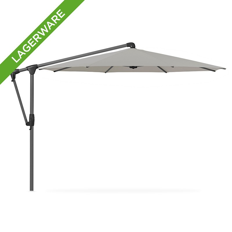 SUNWING® CASA Freiarmschirm Ø 330 cm, Ash/ Gestell anthrazit