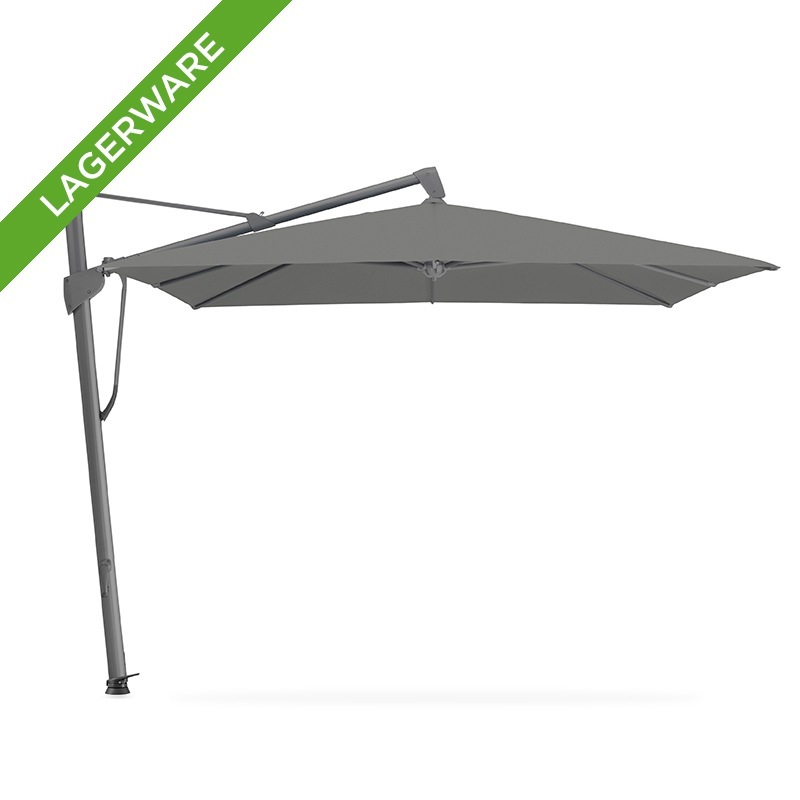 SOMBRANO® S+ Easy Freiarm 300x300 cm, Stone Grey/ Gestell anthrazit