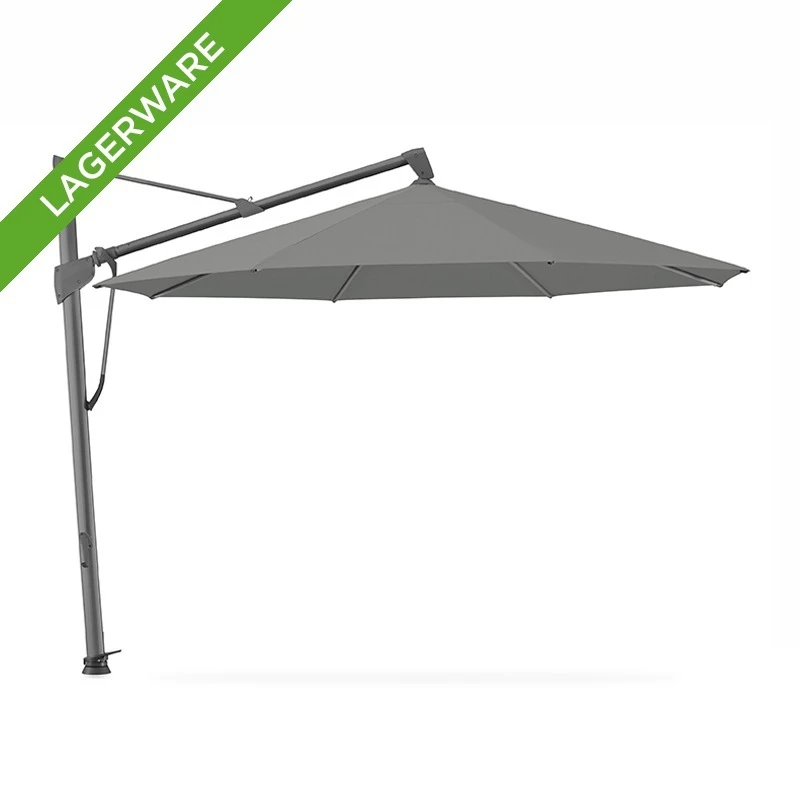SOMBRANO® S+ Easy Freiarmschirm Ø 350 cm, Stone Grey/ Gestell anthrazit