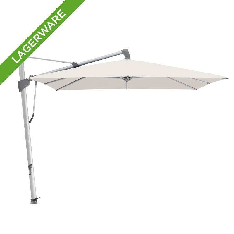 SOMBRANO® S+ Freiarm 350x350 cm, Vanilla / Gestell eloxiert