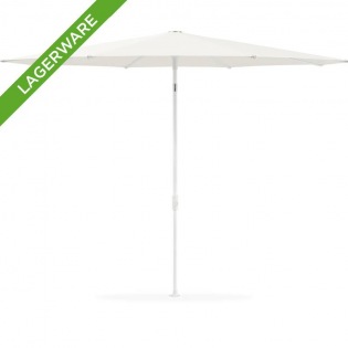Glatz SMART Sonnenschirm Ø 300 cm, White / Gestell matt weiss