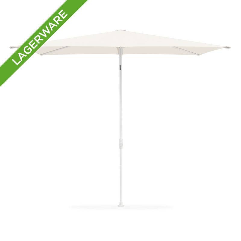 Glatz SMART Sonnenschirm 250 x 200 cm, White / Gestell matt weiss