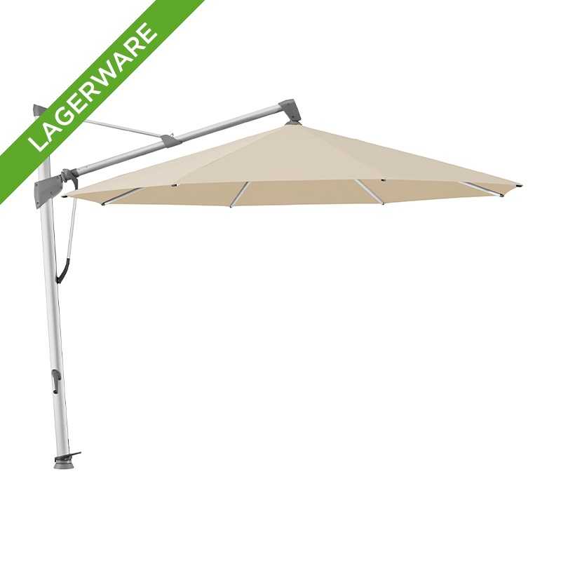 SOMBRANO® S+ Freiarm Ø 350 cm, Cream/ Gestell eloxiert