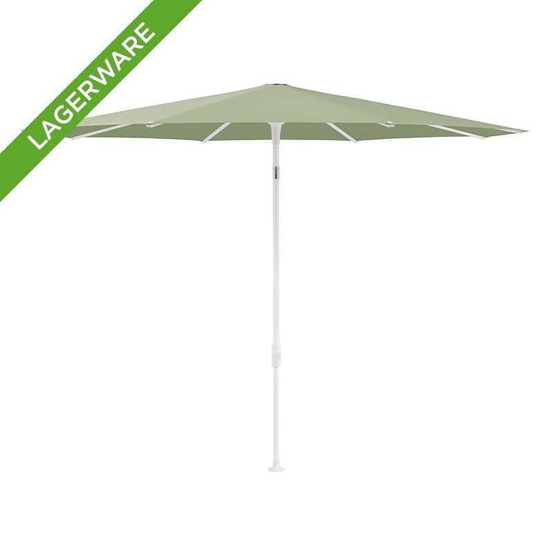 Glatz SMART Sonnenschirm Ø 250 cm, Pistacchio / Gestell matt weiss