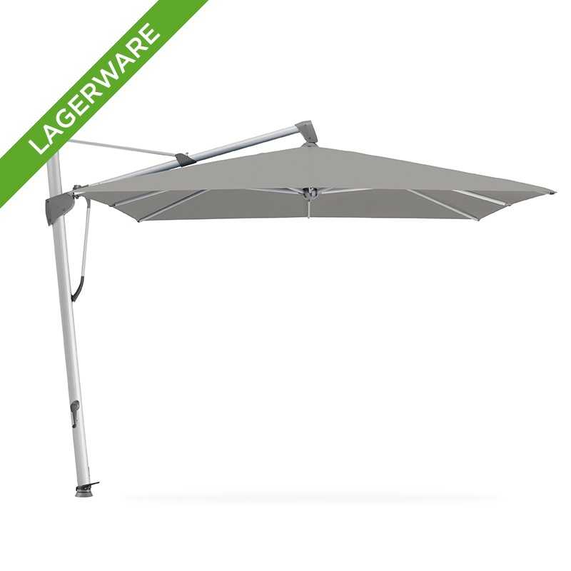 Glatz SOMBRANO® S+ Freiarmschirm 350x350 cm, Smoke/ Gestell eloxiert