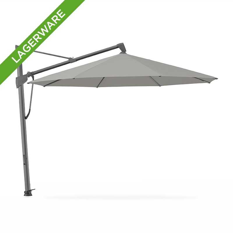 Glatz SOMBRANO® S+ Freiarmschirm Ø 350 cm, Smoke/ Gestell anthrazit