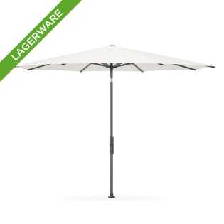Glatz TWIST Schirm Ø 270 cm, White/ Gestell anthrazit