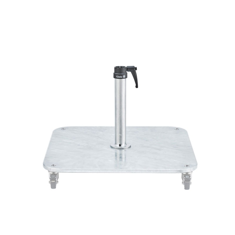 GLATZ Stahlsockel Z mit Rollen, 40 kg