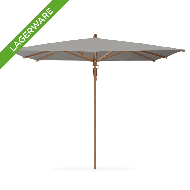 Glatz TEAKWOOD Schirm 330 x 330 cm, Smoke