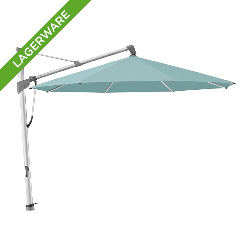 SOMBRANO® S+ Freiarm Ø 400 cm, Ocean/ Gestell eloxiert