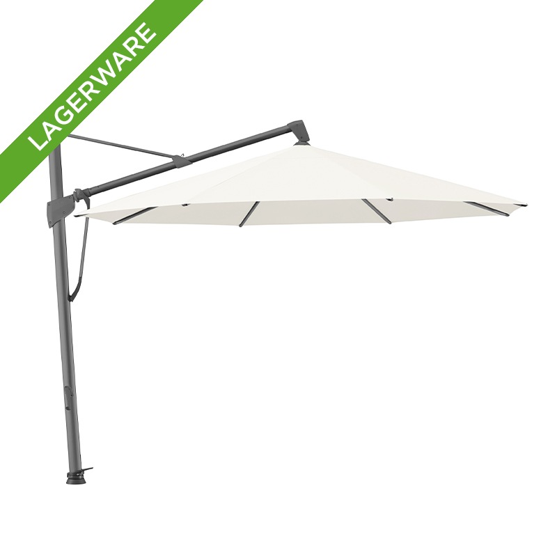 SOMBRANO® S+ Freiarm Ø 350 cm, Off White/ Gestell anthrazit