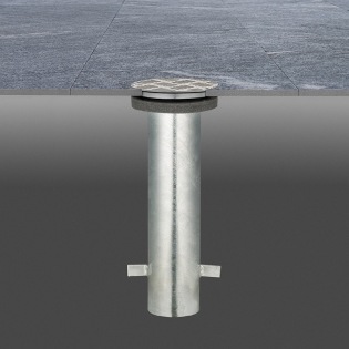 Befestigung für ALU-SMART Schirm 240x240 cm